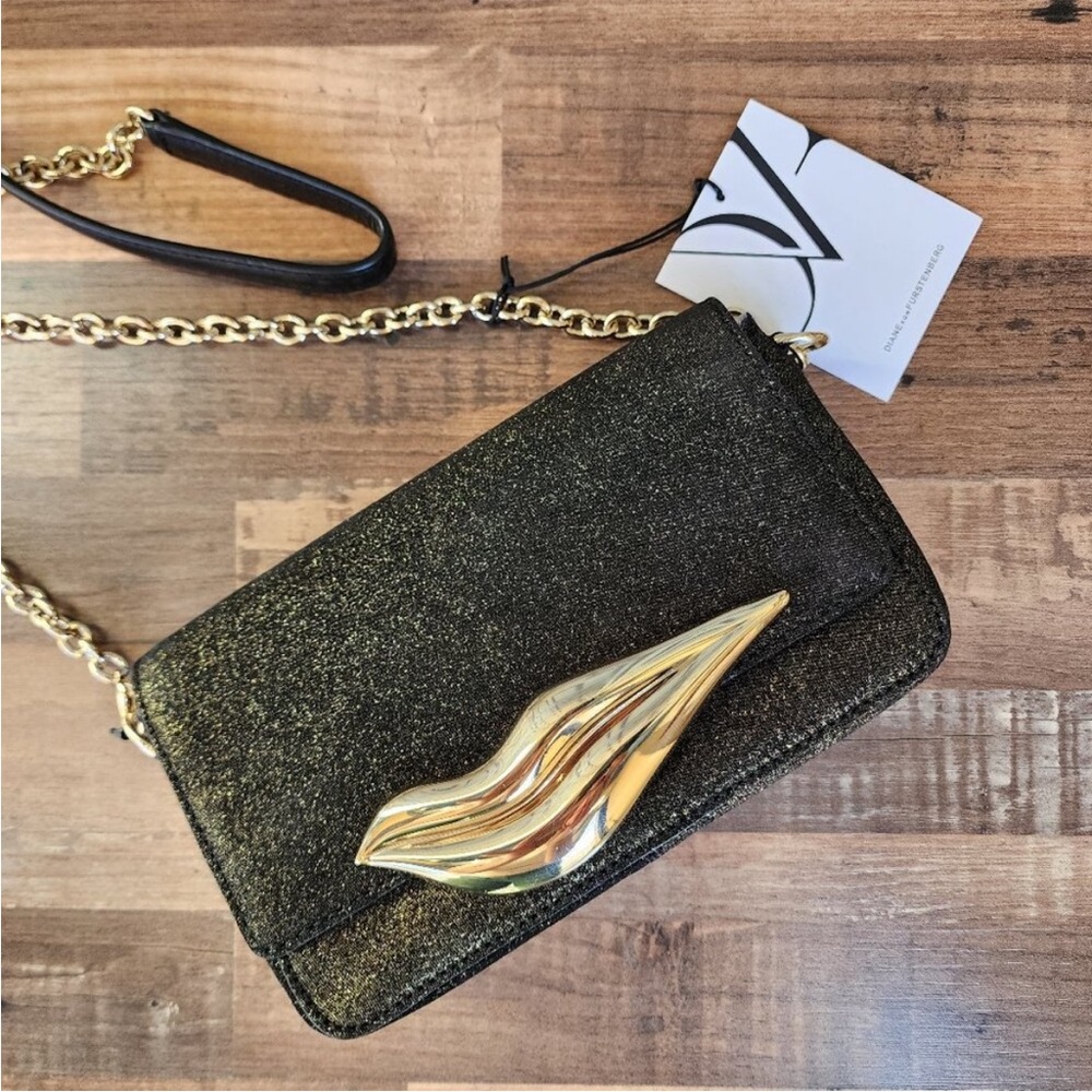 Diane von Furstenbeng DVF Glitter Crossbody Bag